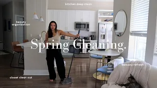 spring cleaning & organizing my entire apartment