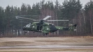 Quickie: NH90 idling and taking off