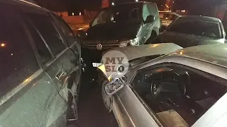 В Туле пьяный водитель устроил массовое ДТП