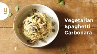 How to Make Vegetarian Carbonara | Yummy Ph
