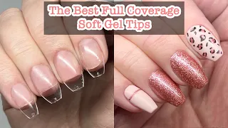 The Best Full Coverage Soft Gel Nail Tips / How To Apply Full Nail Tips / Daily Charme