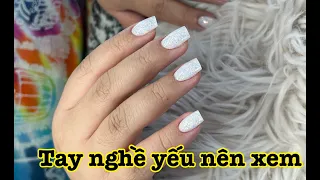 Dip căn bản cho ae yếu tay nghề | Nail art designs 2023 | nail tutorial