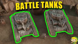 BATTLE TANKS IN FOXHOLE!