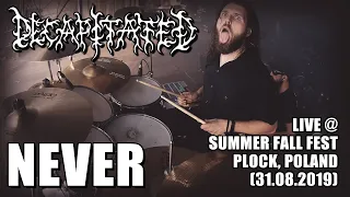 Eugene Ryabchenko - Decapitated - Never (drum cam)