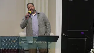 Mercy Rewrote My Life - Bro. Tim Winters singing at Evening Light Tabernacle in Minden, LA