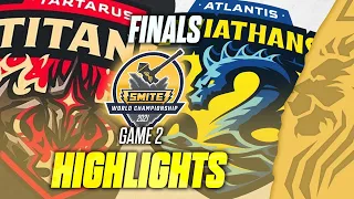 SMITE WORLD CHAMPIONSHIP FINALS TARTARUS TITANS VS ATLANTIS LEVIATHANS GAME 2 HIGHLIGHTS