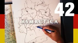 ASMR 1+ Hour Drawing Map of Germany Soft Spoken