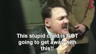 Hitler gets Rick Roll'd by Angry German Kid