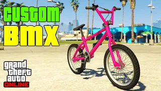 How To Get A CUSTOM COLORED BMX Bike in GTA 5 Online! (No Mods)