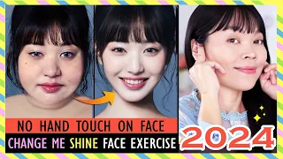 2024 CHANGE ME SHINE FACE EXERCISE (No Hand touch) | Glowing skin, Slim Face, Face Lift, Bright Eyes