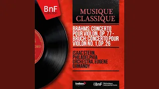 Concerto pour violon No. 1 in G Minor, Op. 26: I. Vorspiel. Allegro moderato