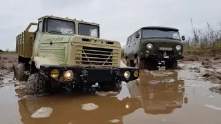 Кто круче, Буханка или КРАЗ в гряземесе? Сравнительный тест на бездорожье. OFFroad 4x4 и 6x6