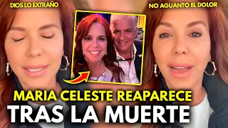 😭 María Celeste REAPARECE  tras la MUERTE de su PAREJA 💔 con este MENSAJE