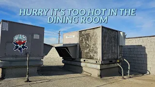 HURRY IT'S TOO HOT IN THE DINING ROOM