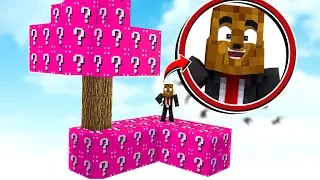 *NO Rules* Neon Pink Luckyblock Skyblock - Minecraft Modded Minigames | JeromeASF