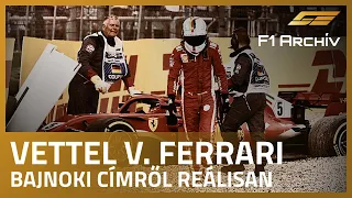 F1 Archív - Vettel vs. Ferrari, a bajnoki címről reálisan