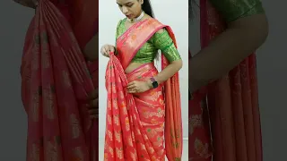 Wedding special saree draping tutorial step by step for wedding | Sari draping for girls