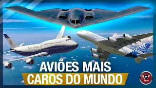 QUANTO CUSTAM os 10 aviões MAIS CAROS DO MUNDO?