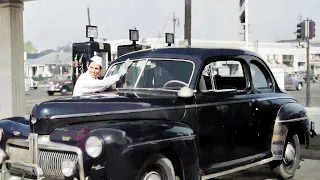 Gas Stations in the 1940s [Colorized Version]