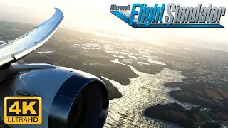 (4k) Microsoft Flight Simulator 2020 - MAXIMUM GRAPHICS - ULTRA = 787-10 Dreamliner Takeoff