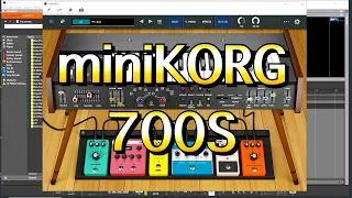 miniKORG 700S Synthesizer - The BIG Sound Test - A Reproduction of a Classic Korg Synth