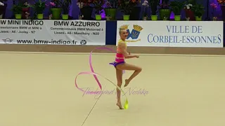 Ivona VUKICEVIC (SLO) ribbon - 2019 Corbeil senior AA