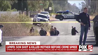 Crime spree turns into officer-involved shooting in Las Vegas