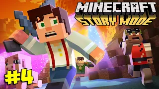 S1E4 MINECRAFT: STORY MODE Прохождение - МЕЖДУ МОЛОТОМ И НАКОВАЛЬНЕЙ