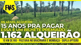 R$ 45 MIL ALQ. - FAZENDA DE CULTURA, BARATA E BOA DE ÁGUA NO TOCANTINS - DUPLA APTIDÃO #fazenda