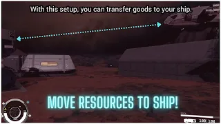 Starfield - How to Move Resources from Outpost to Ship