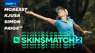 DISC GOLF SKIN$ MATCH 2 | Part 1 | McBeth, Pierce, Lizotte, Jones at Smuggs