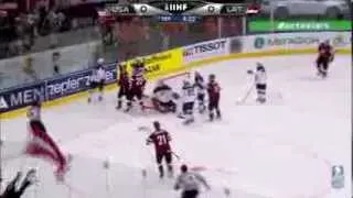 Latvia vs USA IIHF 2014 (World Championship) highlights