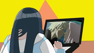 Hinata reaction on Naruto and Sakura sus moment