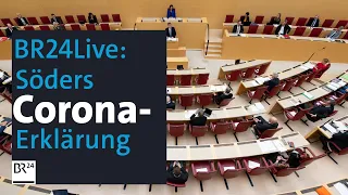 #BR24Live: Söders Regierungserklärung zu Corona | BR24