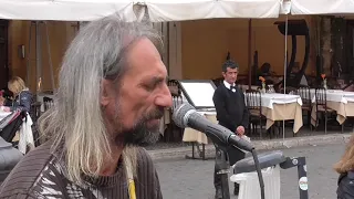 Wish You Were Here, Pink Floyd and Nothing Else Matters,  Metallica at Piazza Navona, Rome, Italy