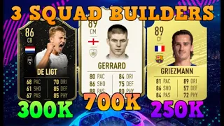 OVERPOWERED FIFA 20 SQUAD BUILDERS/ 250K 300K 700K SQUAD BUILDERS