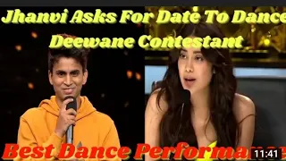 Jhanvi Kapoor Proposing a Boy on Dance Dewane 3 | Mere sath Date pe Chloge || Jhanvi Kapoor Hot Edit