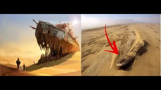 Находка древних кораблей в пустыне