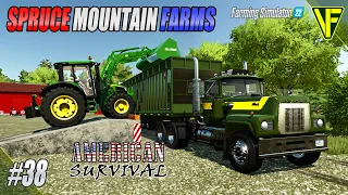 Selling Silage! | American Survival: Spruce Mountain | Farming Simulator 22