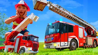 Stories for Kids with a Real Fire Truck