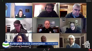 11/17/2020 - Burlington Police Commission