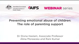 Preventing emotional abuse of children: The role of parenting support