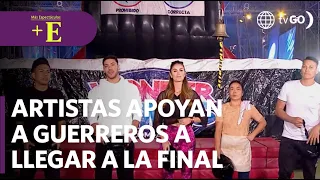 Artistas apoyan a competidores para llegar a la final | Más Espectáculos (HOY)