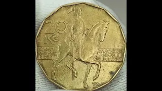 20 крон 1993 года. Чехия.