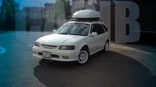 Всё ещё кайфовый и громкий универсал Toyota Sprinter Carib