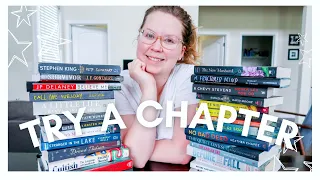 TRY A CHAPTER || reading the first chapter of EVERY book I own [and unhauling if I don't like it]