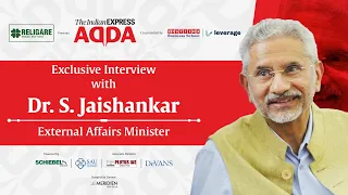 Express Adda With EAM S Jaishankar | S Jaishankar Interview Live