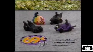 McDonalds Batman Returns Toys Commercial - 1992