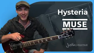 How to play Hysteria by Muse on guitar