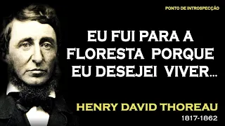 Viver Deliberadamente - Citações de Henry David Thoreau | Citações, Reflexões, Aforismas.